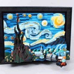 The Starry Night Vincent Van Gogh Painting Drawing 21333 Ideas Creator 2362Pcs Building Blocks Kids Toy 77030 21033 92803 DK 21033 The Starry Night Vincent van Gogh Painting Drawing 21333 Ideas Building Blocks