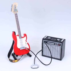 KING A62632 Fender Stratocaster Guitar 21329 with Princeton Reverb Amplifier Ideas Creator Building Blocks