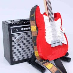 Fender Stratocaster Guitar 21329 Princeton Reverb Amplifier Ideas Creator 1224Pcs Building Blocks Kids Toy A62632 KING A62632 Fender Stratocaster Guitar 21329 with Princeton Reverb Amplifier Ideas Creator Building Blocks