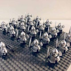 Lord Of The Rings Hobbit Gondor Heavy Archer Infantry Army 21 Brick Figure Free Horse Kids Toy Gift Lord Of The Rings Hobbit Gondor Heavy Archer Infantry Army