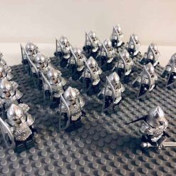 Lord Of The Rings Hobbit Gondor Heavy Archer Infantry Army 21 Brick Figure Free Horse Kids Toy Gift Lord Of The Rings Hobbit Gondor Heavy Archer Infantry Army