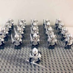 Lord Of The Rings Hobbit Gondor Heavy Archer Infantry Army 21 Brick Figure Free Horse Kids Toy Gift Lord Of The Rings Hobbit Gondor Heavy Archer Infantry Army