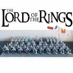 Lord Of The Rings Hobbit Gondor Heavy Army Battalion Minifigures Rings of Power Kids Toy