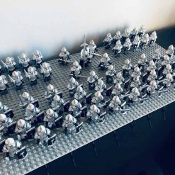 Lord Of The Rings Hobbit Gondor Heavy Army Battalion 75 Brick Figures Free Horses Kids Toy Gift Lord Of The Rings Hobbit Gondor Heavy Army Battalion Minifigures Rings of Power Kids Toy