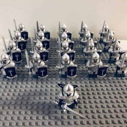 Lord Of The Rings Hobbit Gondor Heavy Sword Infantry Army 21 Brick Figures Free Horse Kids Toy Gift Lord Of The Rings Hobbit Gondor Heavy Sword Infantry Army Rings of Power