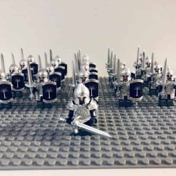 Lord Of The Rings Hobbit Gondor Heavy Sword Infantry Army 21 Brick Figures Free Horse Kids Toy Gift Lord Of The Rings Hobbit Gondor Heavy Sword Infantry Army Rings of Power