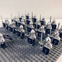 Lord Of The Rings Hobbit Gondor Heavy Sword Infantry Army 21 Brick Figures Free Horse Kids Toy Gift Lord Of The Rings Hobbit Gondor Heavy Sword Infantry Army Rings of Power