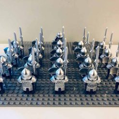 Lord Of The Rings Hobbit Gondor Heavy Spear Infantry Army 21 Brick Figure Free Horse Kids Toy Gift Lord Of The Rings Hobbit Gondor Heavy Spear Infantry Army 21 Brick Figures