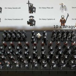 Lord Of The Rings Hobbit Uruk Hai Orc Battalion 85 Brick Figures Saruman Free Wrag Kids Toy Gift Lord Of The Rings Hobbit Uruk Hai Orc Battalion 85 Minifigures