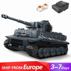 Mould King 20014 Tiger Tank Military World War With Remote Control Building Blocks