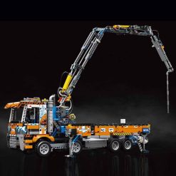 Mould King 19014 Pneumatic Concrete Pump Truck Technic Gear Control 2098Pcs Building Blocks Bricks Kids Toy Mould King 19014 Pneumatic Concrete Pump Truck Technic Gear Control Building Blocks