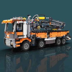 Mould King 19014 Pneumatic Concrete Pump Truck Technic Gear Control 2098Pcs Building Blocks Bricks Kids Toy Mould King 19014 Pneumatic Concrete Pump Truck Technic Gear Control Building Blocks