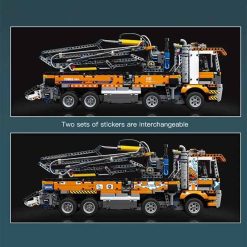 Mould King 19014 Pneumatic Concrete Pump Truck Technic Gear Control 2098Pcs Building Blocks Bricks Kids Toy Mould King 19014 Pneumatic Concrete Pump Truck Technic Gear Control Building Blocks