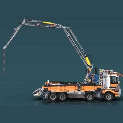 Mould King 19014 Pneumatic Concrete Pump Truck Technic Gear Control 2098Pcs Building Blocks Bricks Kids Toy Mould King 19014 Pneumatic Concrete Pump Truck Technic Gear Control Building Blocks