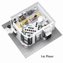 Lisong 88001 Luxury Flagship Store Nova Town City Street View with Lights 3028Pcs Modular Building Blocks Kids Toy Lisong 88001 Luxury Flagship Store Nova Town City Street View Modular Building Blocks
