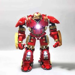 Marvel MK44 Hulkbuster Armor Ironman K-BOX V5004 with Lights 4123Pcs Building Blocks Kids Toys Gift Marvel MK44 Hulkbuster Armor Ironman K-BOX V5004 Building Blocks Kids Toys