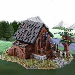 Medieval City MOC-49624 Village Expansion Architecture Townhall 15191Pcs Modular Building Blocks Kids Toy Medieval City MOC-49624 Village Expansion Architecture Townhall Modular Building Blocks Kids Toy