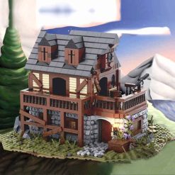 Medieval City MOC-49624 Village Expansion Architecture Townhall 15191Pcs Modular Building Blocks Kids Toy Medieval City MOC-49624 Village Expansion Architecture Townhall Modular Building Blocks Kids Toy