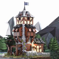 Medieval City MOC-49624 Village Expansion Architecture Townhall 15191Pcs Modular Building Blocks Kids Toy Medieval City MOC-49624 Village Expansion Architecture Townhall Modular Building Blocks Kids Toy