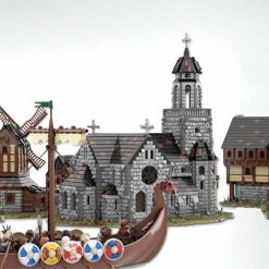 Medieval City MOC-78113 Town Expansion Architecture Townhall 23609Pcs Modular Building Blocks Kids Toy Medieval City MOC-78113 Town Expansion Architecture Townhall Modular Building Blocks Kids Toy