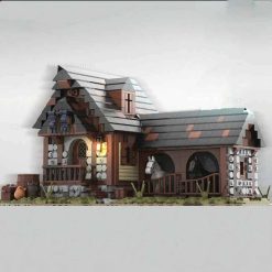 Medieval City MOC-78113 Town Expansion Architecture Townhall 23609Pcs Modular Building Blocks Kids Toy Medieval City MOC-78113 Town Expansion Architecture Townhall Modular Building Blocks Kids Toy