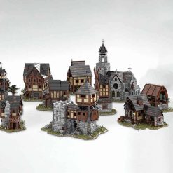 Medieval City MOC-78113 Town Expansion Architecture Townhall 23609Pcs Modular Building Blocks Kids Toy Medieval City MOC-78113 Town Expansion Architecture Townhall Modular Building Blocks Kids Toy
