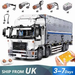 Mould King 13139 Wing Body Truck Container Motorized Technic Building Blocks Bricks Kids Toy