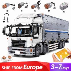 Mould King 13139 Wing Body Truck Container Motorized Technic Building Blocks Bricks Kids Toy