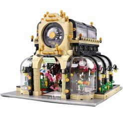 Mould King 16019 Botanical Garden Nova Town City Street View Modular Building Blocks Kids Toy