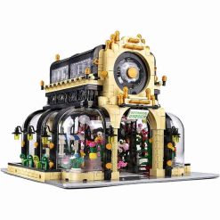 Mould King 16019 Botanical Garden Nova Town City Street View with Lights 2147Pcs Modular Building Blocks Kids Toy Mould King 16019 Botanical Garden Nova Town City Street View Modular Building Blocks Kids Toy
