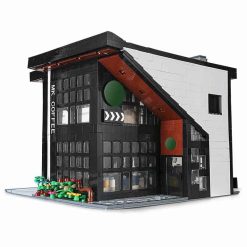 Mould King16036 Modern Cafe Coffee House Novatown City Street View Modular Building Blocks