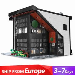 Mould King16036 Modern Cafe Coffee House Novatown City Street View Modular Building Blocks