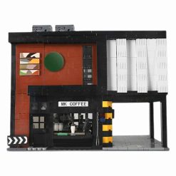 Mould King16036 Modern Cafe Coffee House Novatown City Street View with Lights 2728Pcs Modular Building Blocks Kids Toy Mould King16036 Modern Cafe Coffee House Novatown City Street View Modular Building Blocks