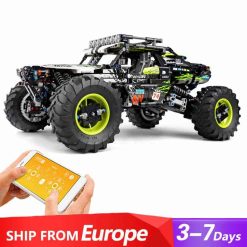 Mould King 18002 Green Hound Buggy Technic Off-Road Truck Motorized Remote Control Building Blocks Bricks Kids Toy