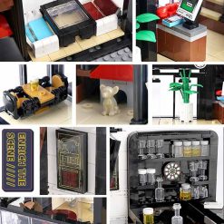Mould King 16042 The Islet Bar Pub And Restaurant Nova Town City Street View with Lights 3992Pcs Modular Building Blocks Kids Toy Mould King 16042 The Islet Bar Pub And Restaurant Nova Town City Street View Lights Modular Building Blocks Kids Toy