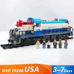 Jiestar 59006 Doomsday Train Locomotive GE Dash 8-40C Technic Zombie Minifigures Building Blocks Kids Toy