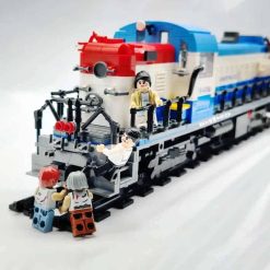 Jiestar 59006 Doomsday Train Locomotive GE Dash 8-40C Technic with Zombie Brick Figures 2399Pcs Building Blocks Kids Toy Jiestar 59006 Doomsday Train Locomotive GE Dash 8-40C Technic Zombie Minifigures Building Blocks Kids Toy