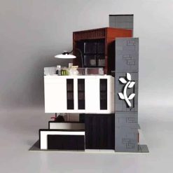 MORK 10204 Cube Brown Modern Villa Nova Town City Street View 3591Pcs Modular Building Blocks Kids Toy MORK 10204 Cube Brown Modern Villa Nova Town City Street View 3591Pcs Modular Building Blocks Kids Toy - Image 3