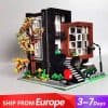 MORK 10205 Modern Villa Nova Town City Street View Modular Building Blocks Kids Toy