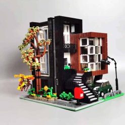MORK 10205 Modern Villa Nova Town City Street View Modular Building Blocks Kids Toy