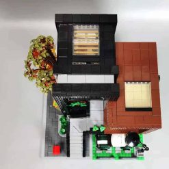 MORK 10205 Modern Villa Nova Town City Street View with Lights 3300Pcs Modular Building Blocks Kids Toy MORK 10205 Modern Villa Nova Town City Street View Modular Building Blocks Kids Toy