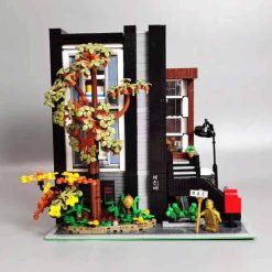 MORK 10205 Modern Villa Nova Town City Street View with Lights 3300Pcs Modular Building Blocks Kids Toy MORK 10205 Modern Villa Nova Town City Street View Modular Building Blocks Kids Toy