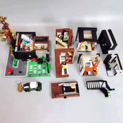 MORK 10205 Modern Villa Nova Town City Street View with Lights 3300Pcs Modular Building Blocks Kids Toy MORK 10205 Modern Villa Nova Town City Street View Modular Building Blocks Kids Toy