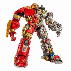 Marvel MK44 Hulkbuster Armor K-BOX K10513 Semi Mechanical See through Building Blocks Kids Toys