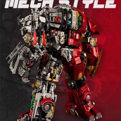 Marvel MK44 Hulkbuster Armor K-BOX K10513 Semi Mechanical with Lights 4183Pcs Building Blocks Kids Toys Marvel MK44 Hulkbuster Armor K-BOX K10513 Semi Mechanical See through Building Blocks Kids Toys
