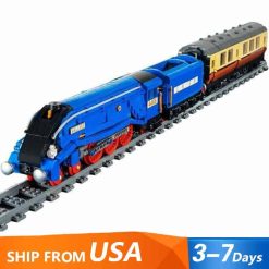 Mould King 12006 Pacifics Mallard Railways Train A4 Class Locomotive Technic with RC Building Blocks