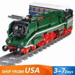Mould King 12007 German BR18 201 Express Train Locomotive Technic with RC Building Blocks