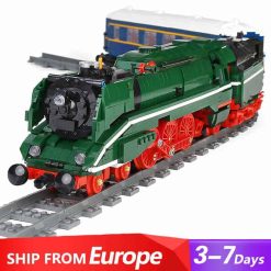 Mould King 12007 German BR18 201 Express Train Locomotive Technic with RC Building Blocks