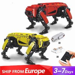 Mould King 15067 15066 Robot Dog Technic MK Dynamics Motorized RC Building Blocks Kids Toy