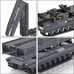 Mould King 20002 Abrams Tank with Bridge Technic With Remote Control 2388Pcs Building Blocks Kids Toy Mould King 20002 Abrams Tank with Bridge Technic RC Building Blocks